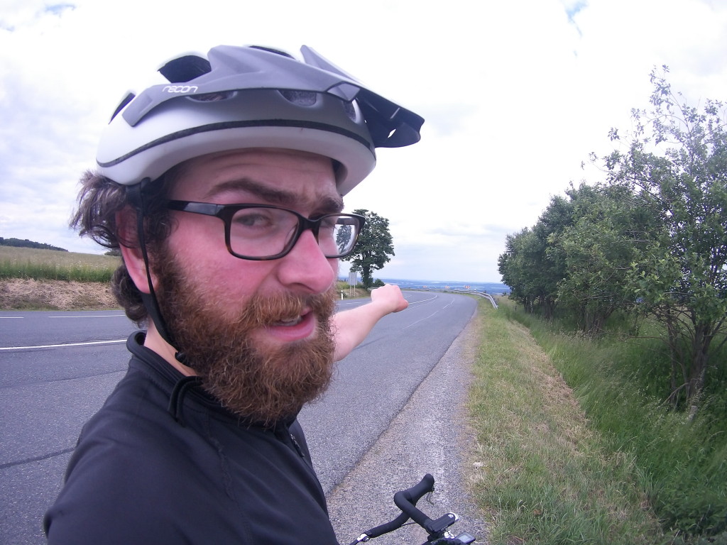 My face can't hide emotion very well. It was flat, I was expecting hills.