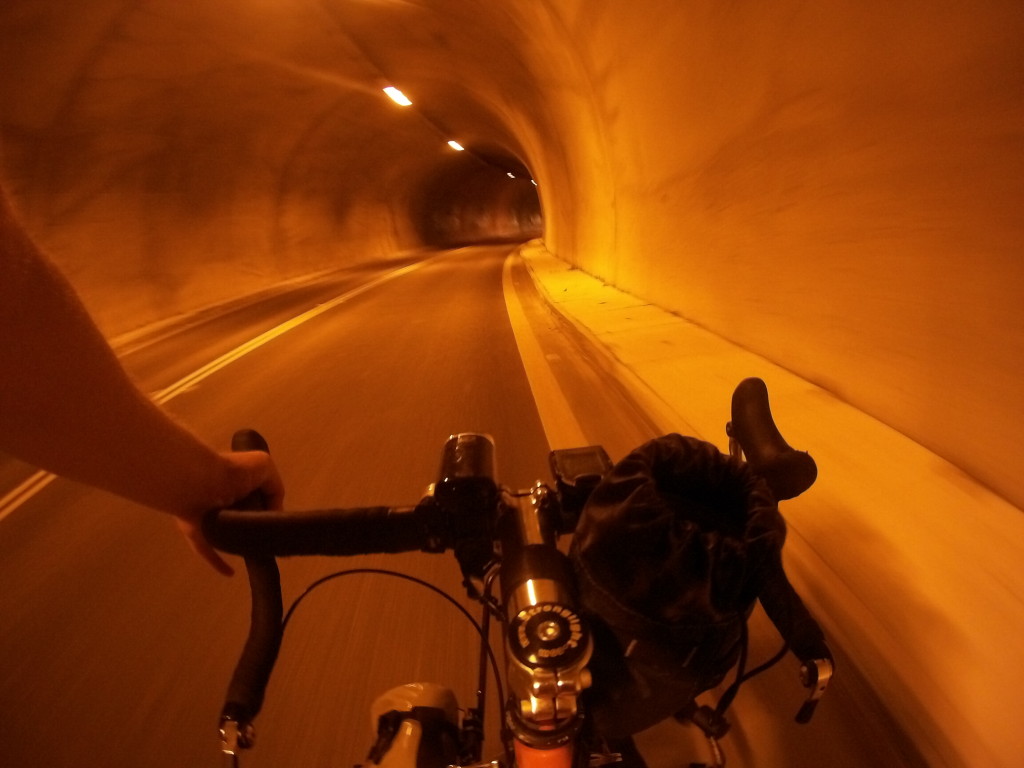 …through some tunnels.